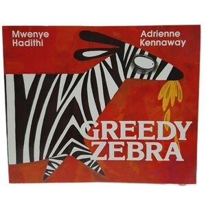 🍒4 for $20🍒 African Animal Tales: Greedy Zebra - Paperback Book Kids